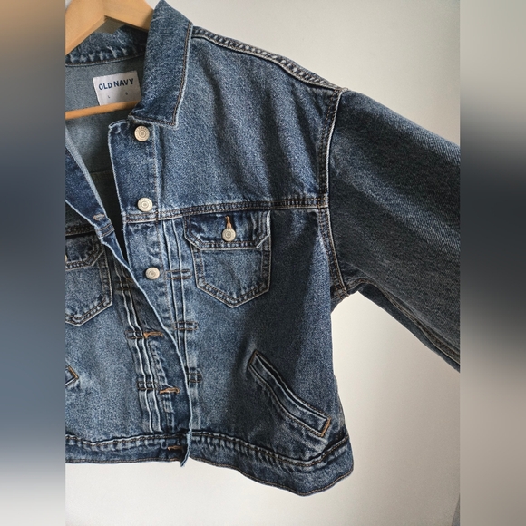 OLD NAVY Short Blue Jean Jacket - Picture 5 of 8